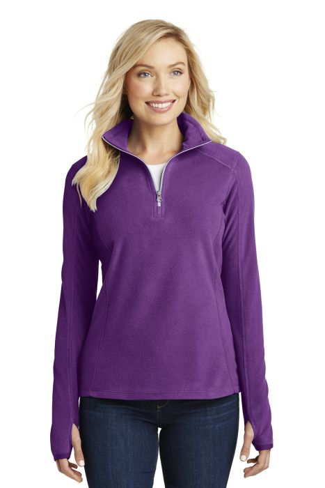 Port Authority Ladies Microfleece 1/2-Zip Pullover